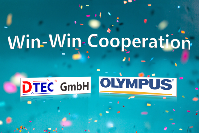 Win-Win Cooperation between DTEC GmbH and Olympus